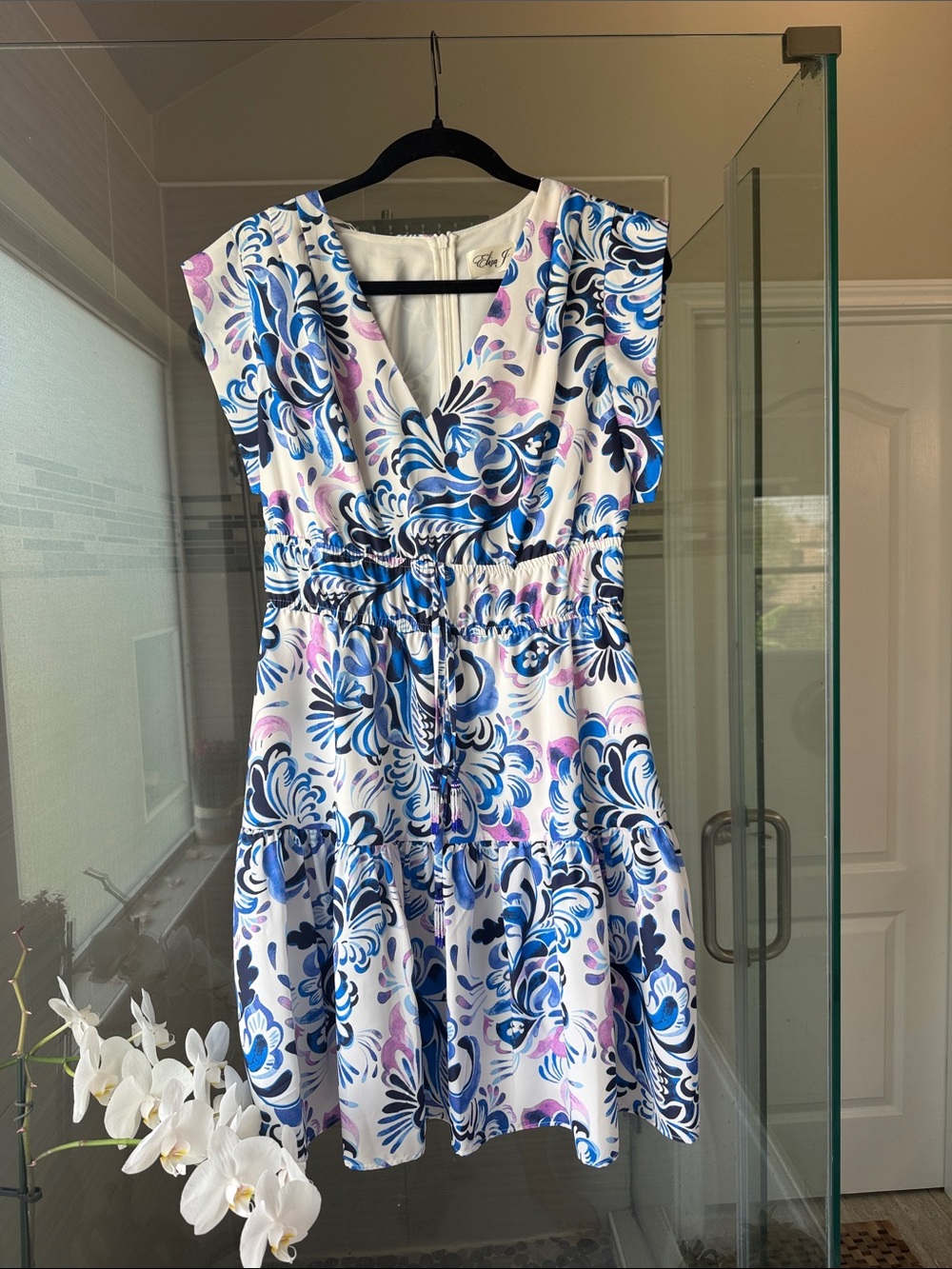 Eliza J Obi Floral Dress